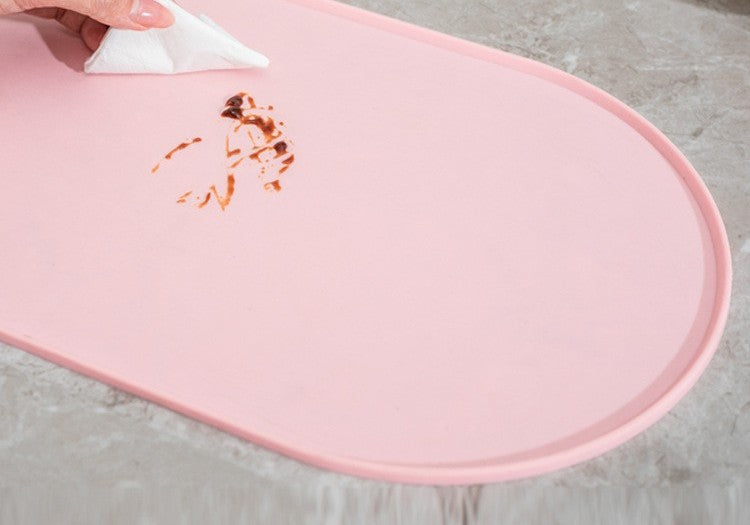 Silicone pet bowl mat by Glow Ritual