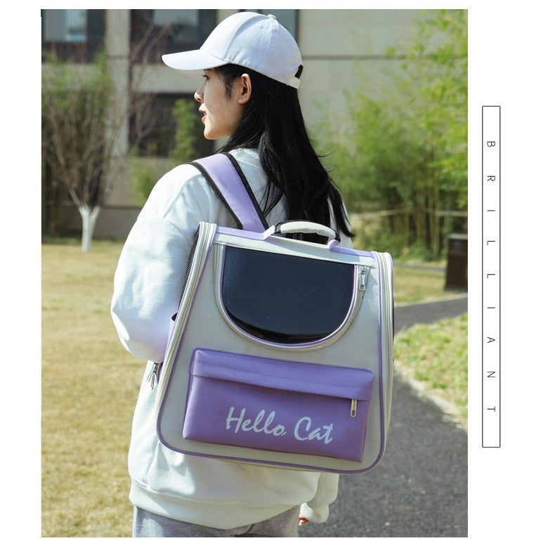 Pet carrier backpack by Glow Ritual
