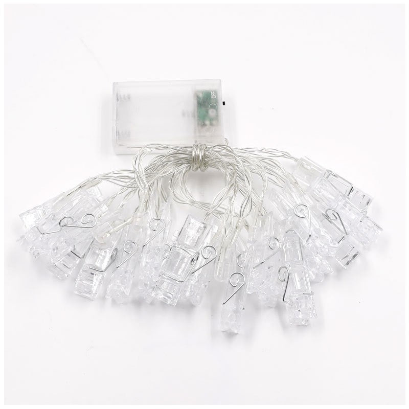 Photo clip string lights by Glow Ritual