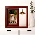 Wooden rotating photo frame by Glow Ritual