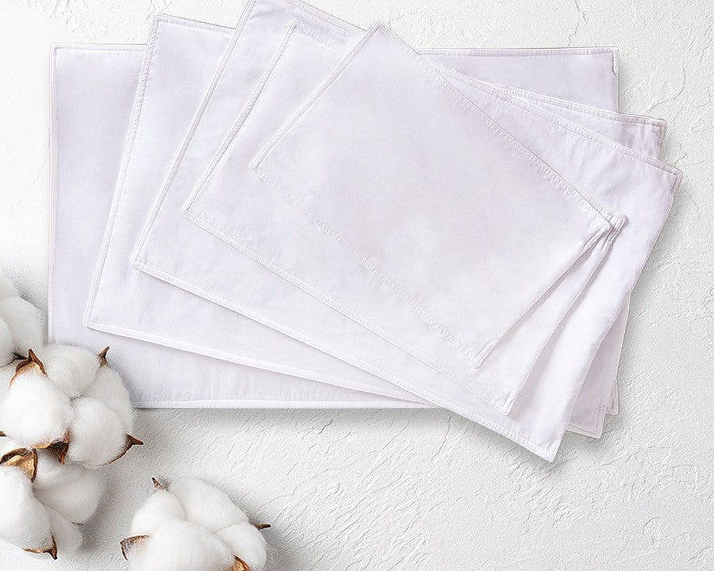 Cotton pillow protectors by Glow Ritual