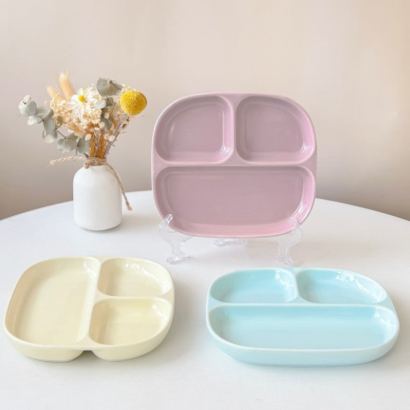 Ceramic portion control plate by Glow Ritual