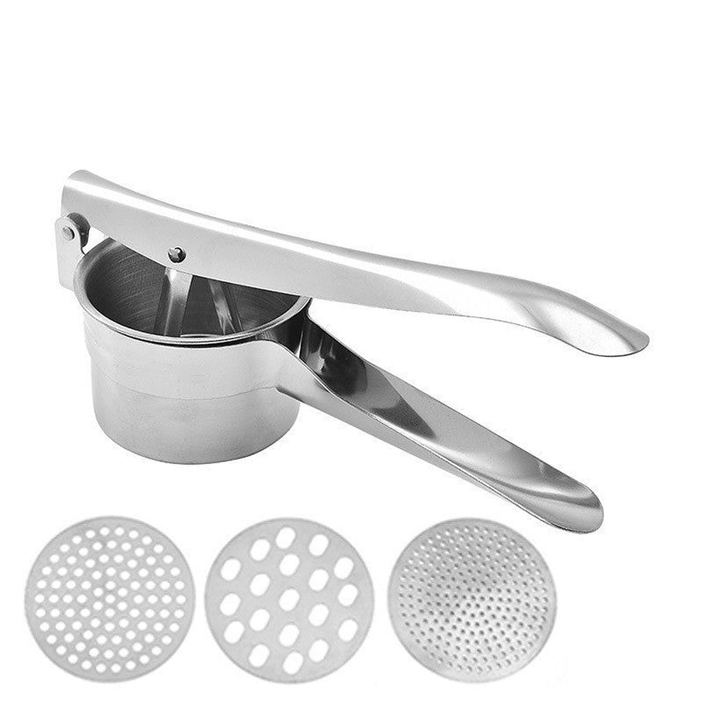 Stainless steel potato ricer by Glow Ritual
