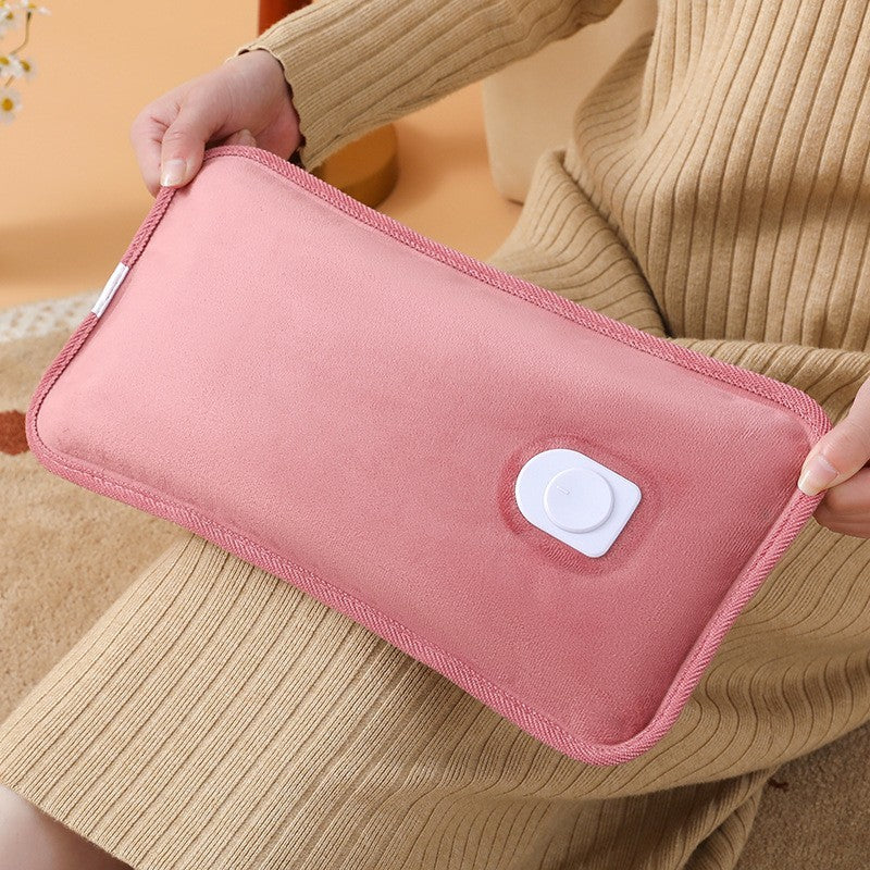Rechargeable electric hot water bottle by Glow Ritual