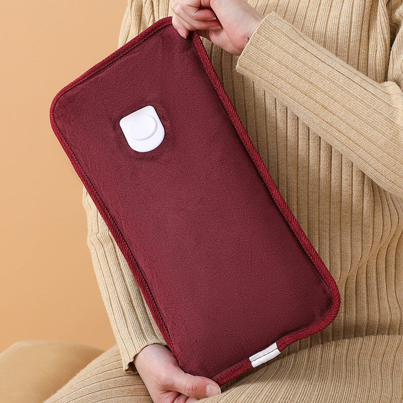 Rechargeable electric hot water bottle by Glow Ritual