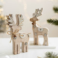 Wooden reindeer decor by Glow Ritual