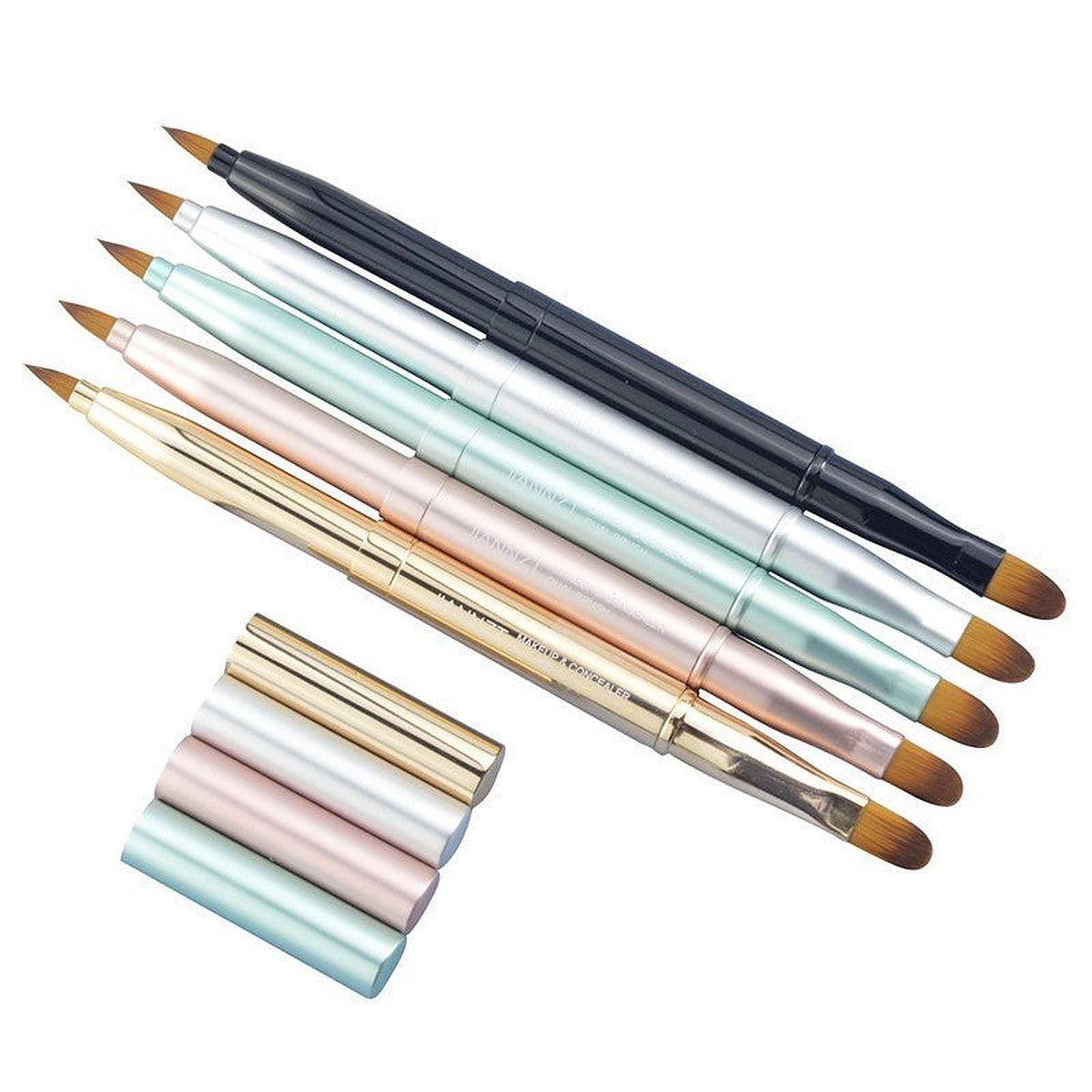 Retractable double-ended lip brush by Glow Ritual