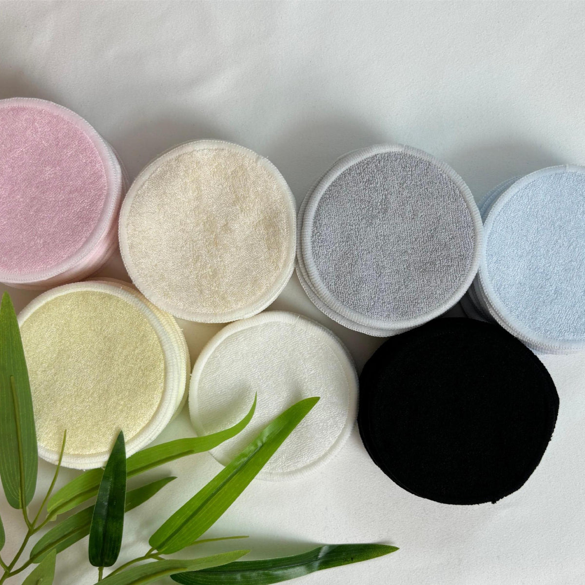 Reusable bamboo cotton rounds by Glow Ritual