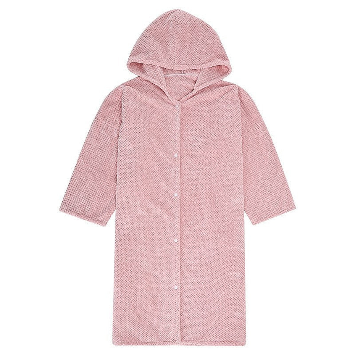 Hooded towel robe by Glow Ritual