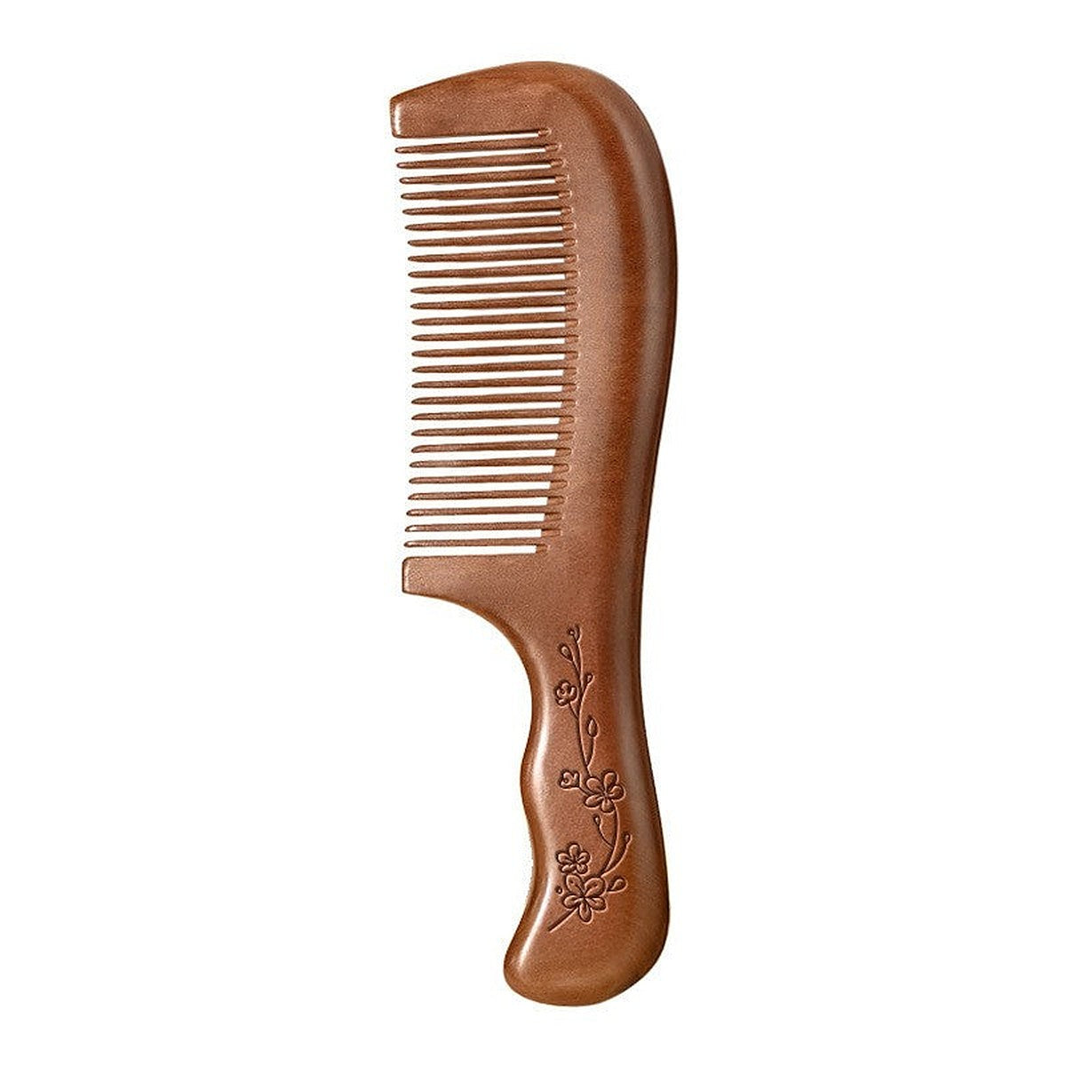 Sandalwood anti-static hair comb by Glow Ritual