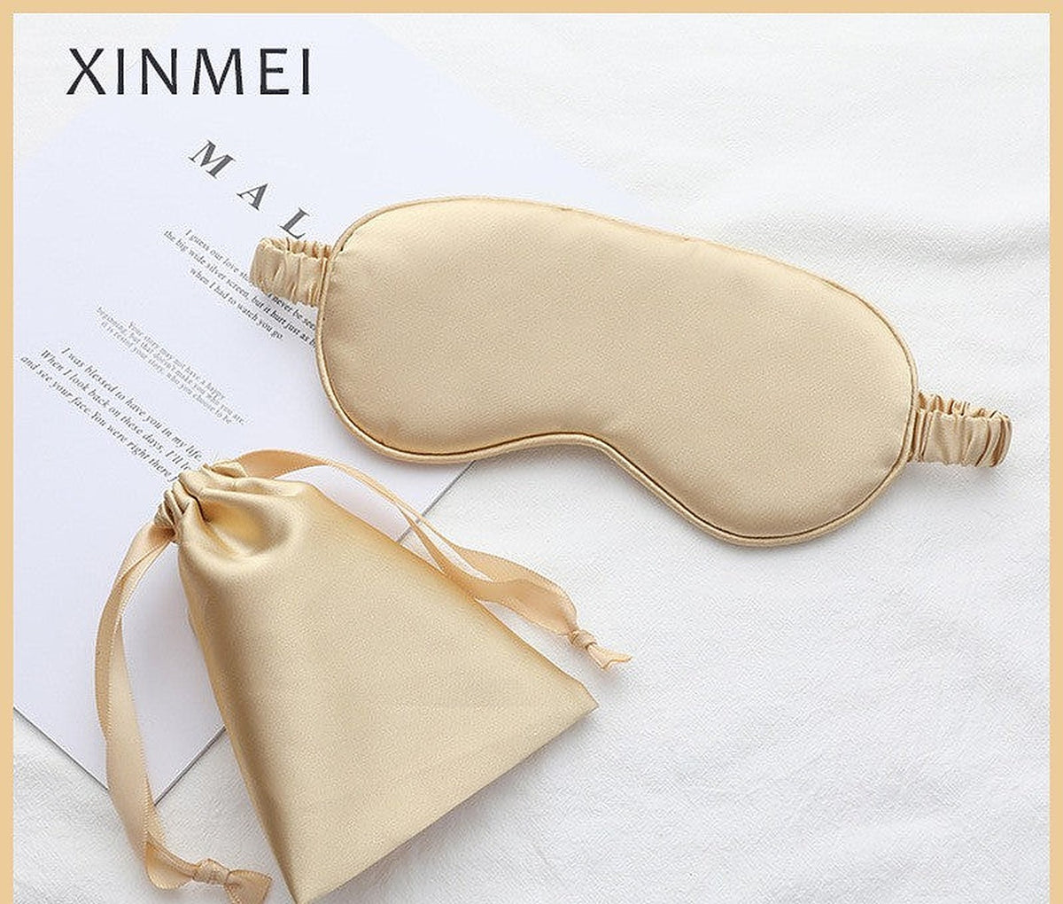 Satin sleep mask set by Glow Ritual
