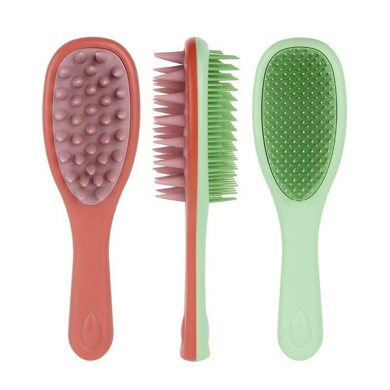 Scalp massager shampoo brush with handle by Glow Ritual