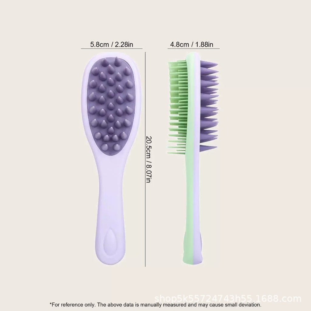 Scalp massager shampoo brush with handle by Glow Ritual