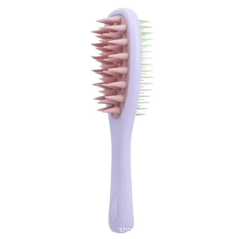 Scalp massager shampoo brush with handle by Glow Ritual