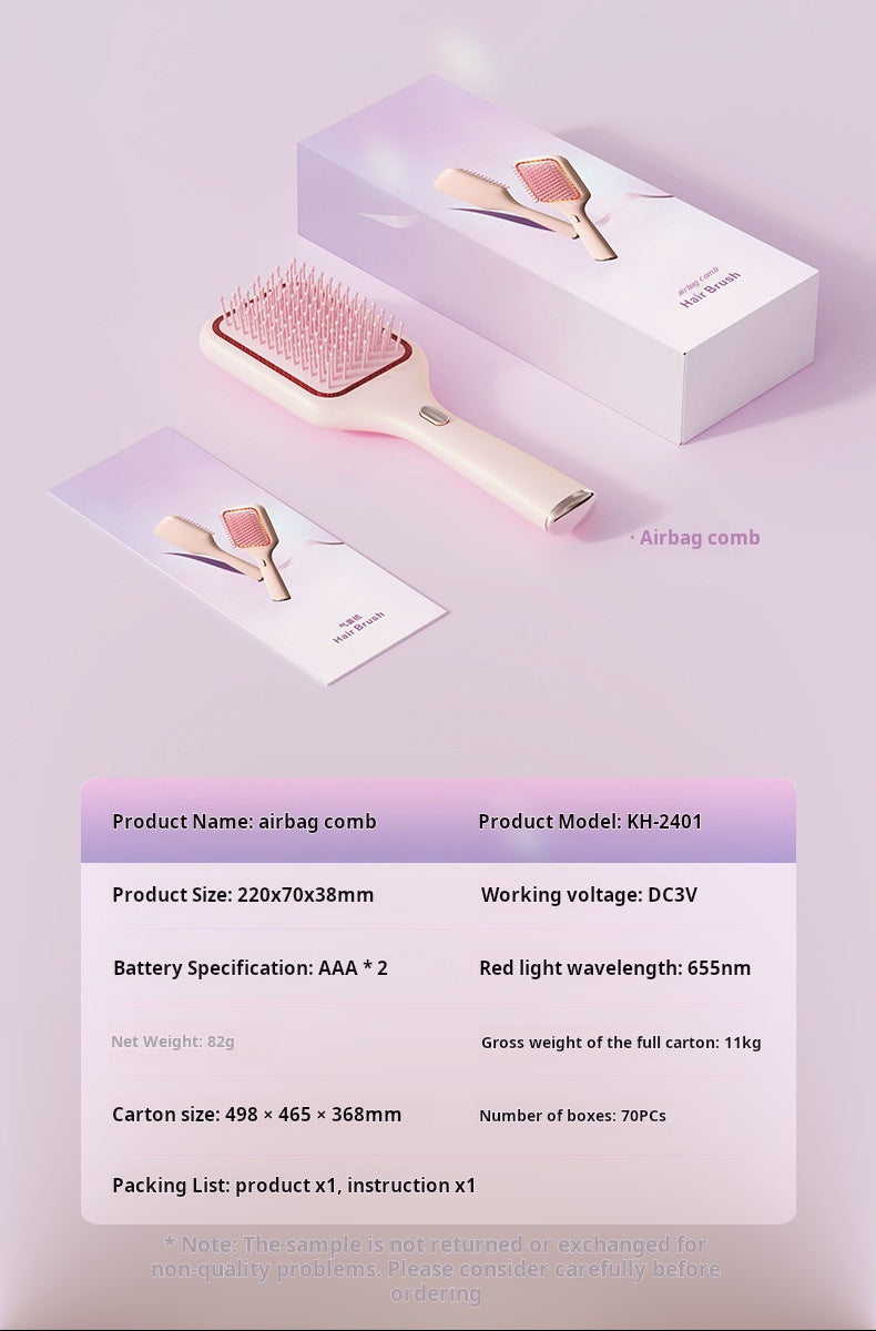 Red Light Scalp Massage Comb