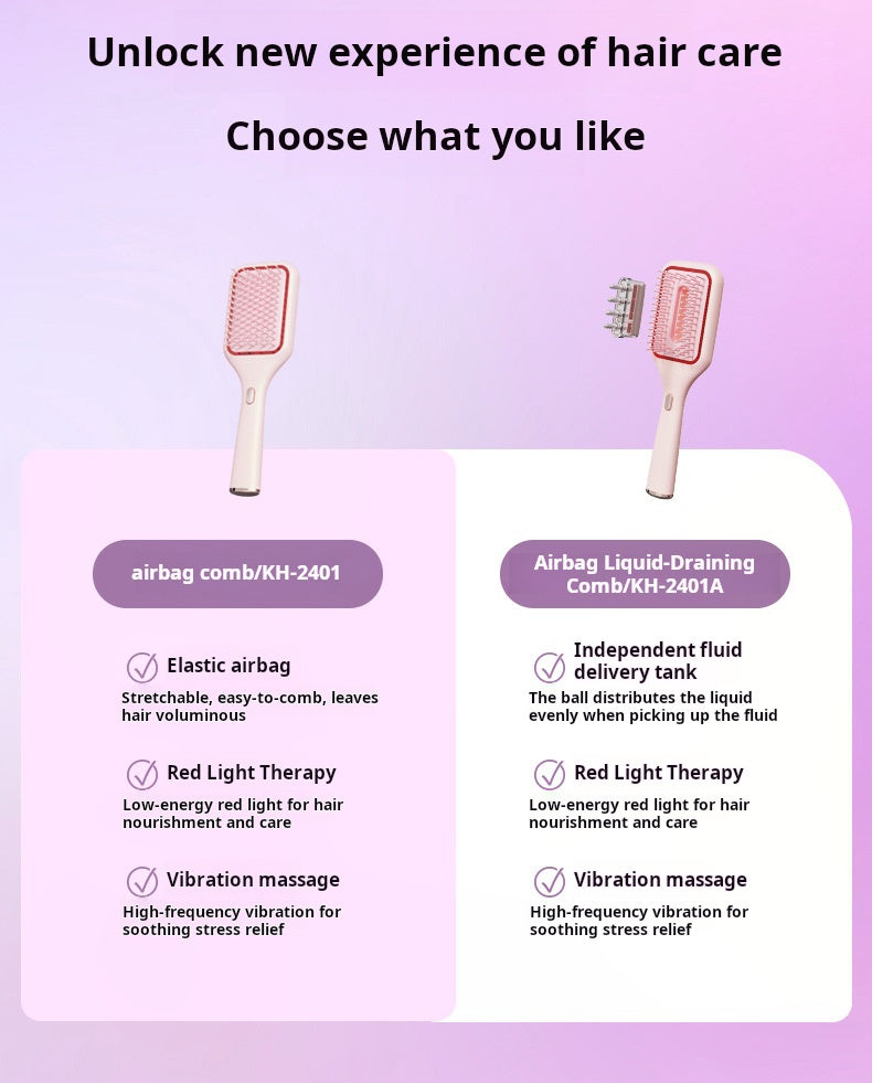 Red Light Scalp Massage Comb