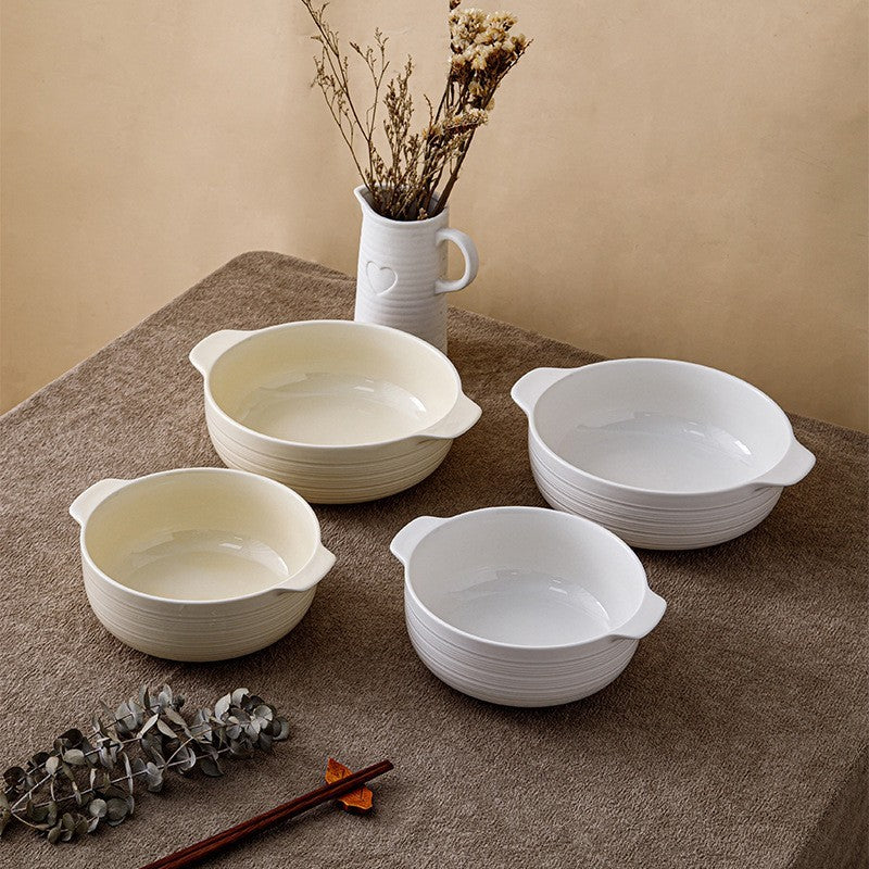 Ceramic serving bowl set of 3 by Glow Ritual