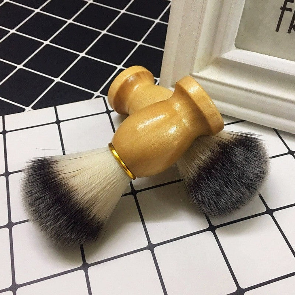 Wooden shaving brush by Glow Ritual