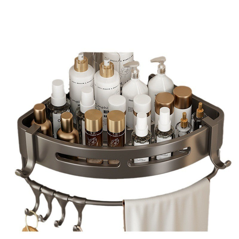 No-drill corner shower caddy by Glow Ritual