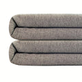 Linen-look shower curtain by Glow Ritual