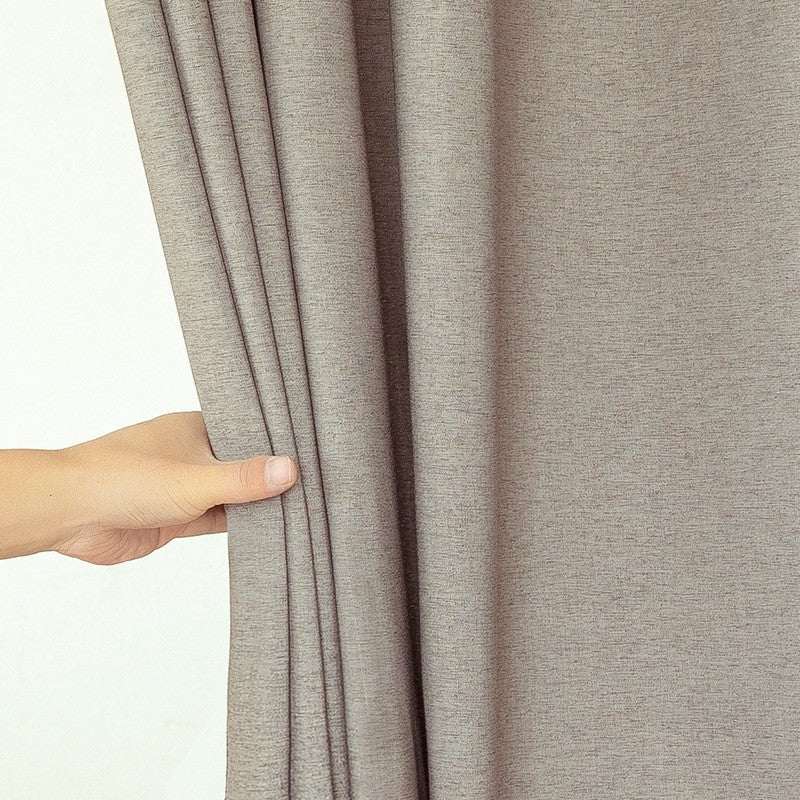 Linen-look shower curtain by Glow Ritual