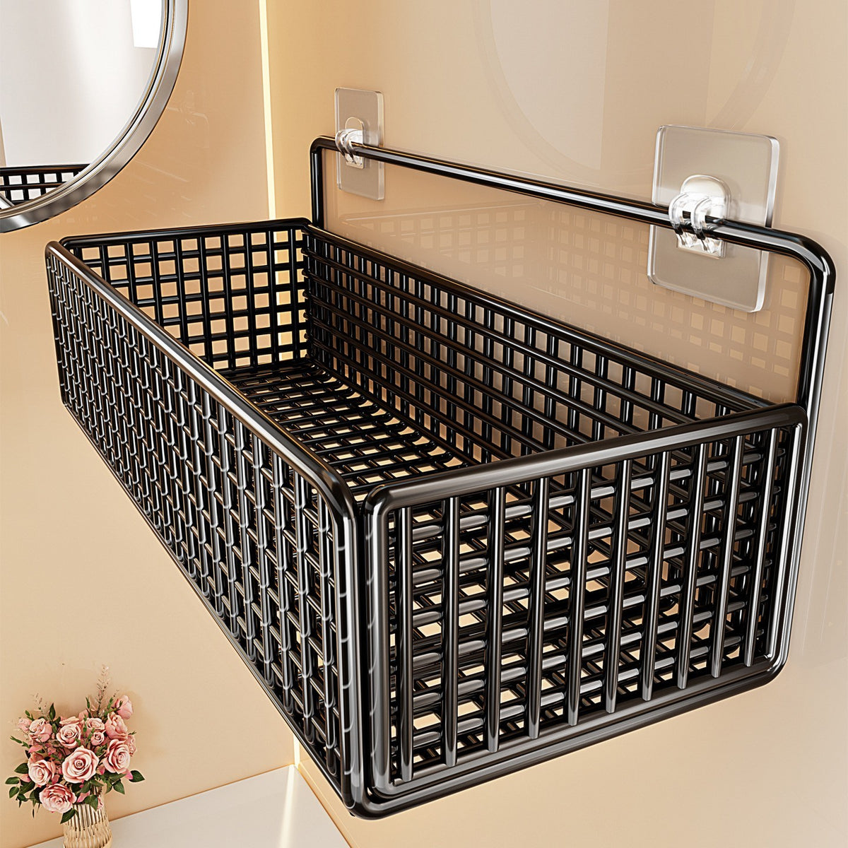 Adhesive shower shelf by Glow Ritual