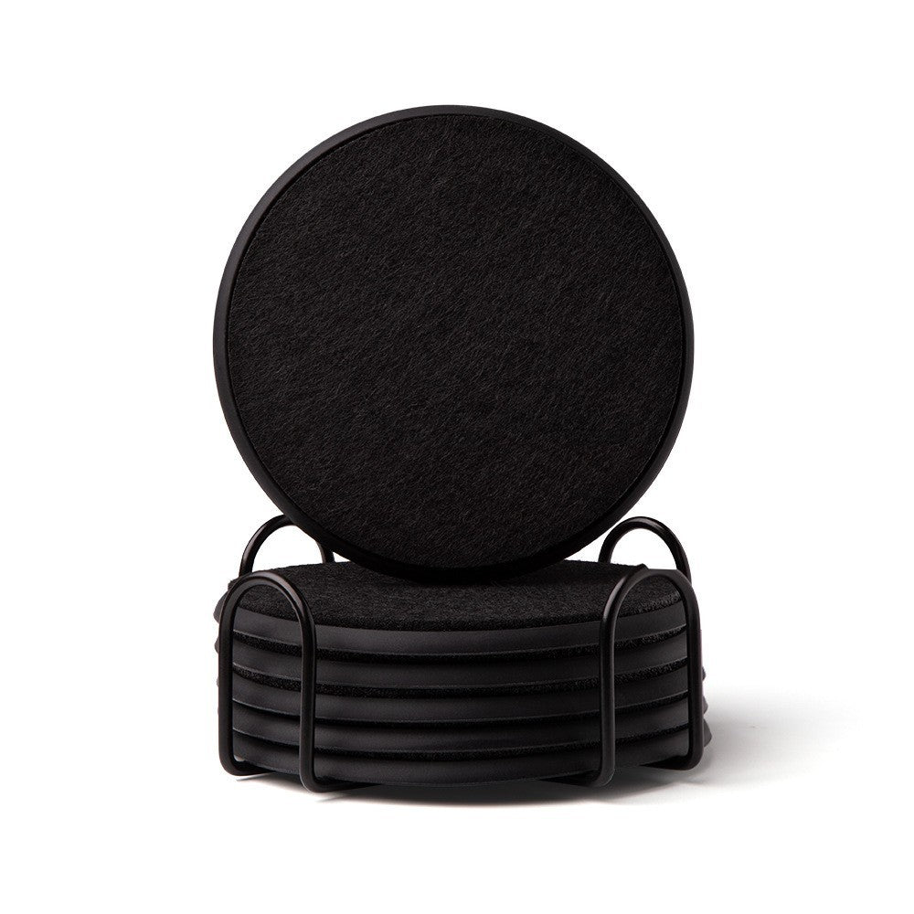 Felt and silicone coasters set by Glow Ritual