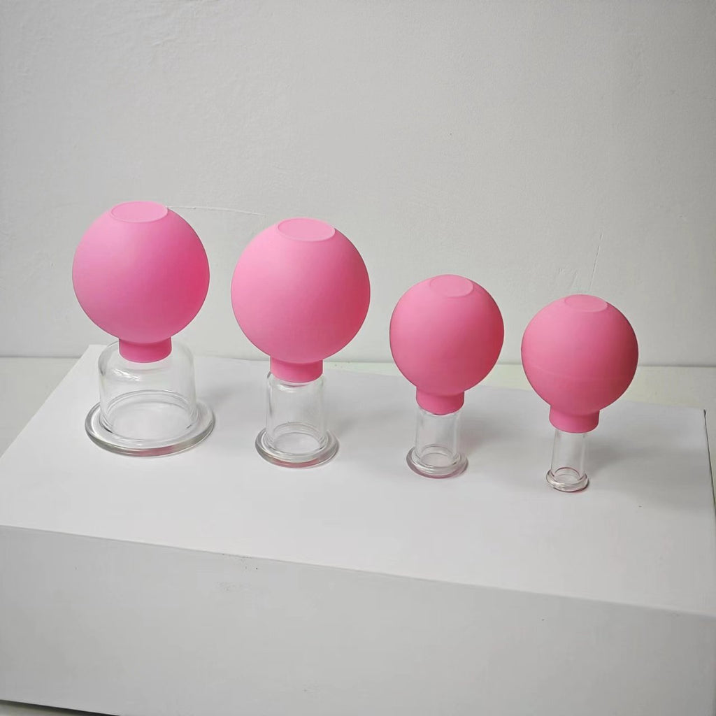 Silicone facial cupping set by Glow Ritual