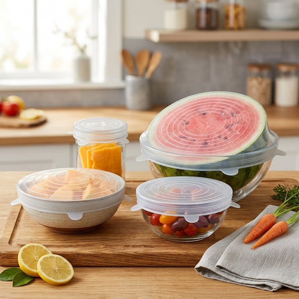 Silicone stretch lids by Glow Ritual