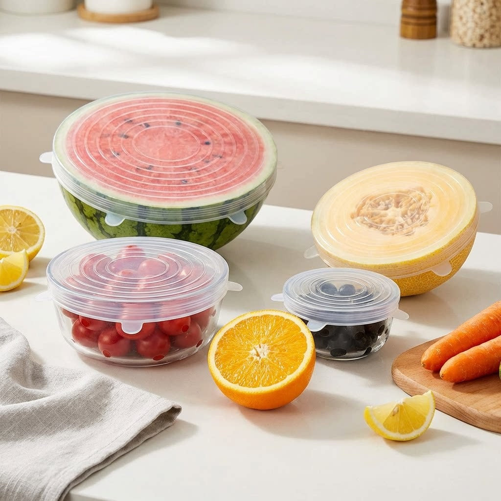 Silicone stretch lids by Glow Ritual