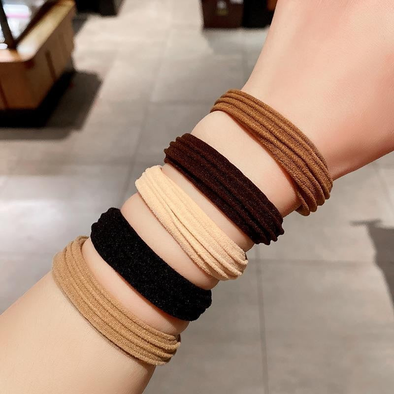 Thick seamless hair ties 10-pack by Glow Ritual