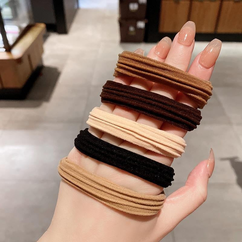 Thick seamless hair ties 10-pack by Glow Ritual