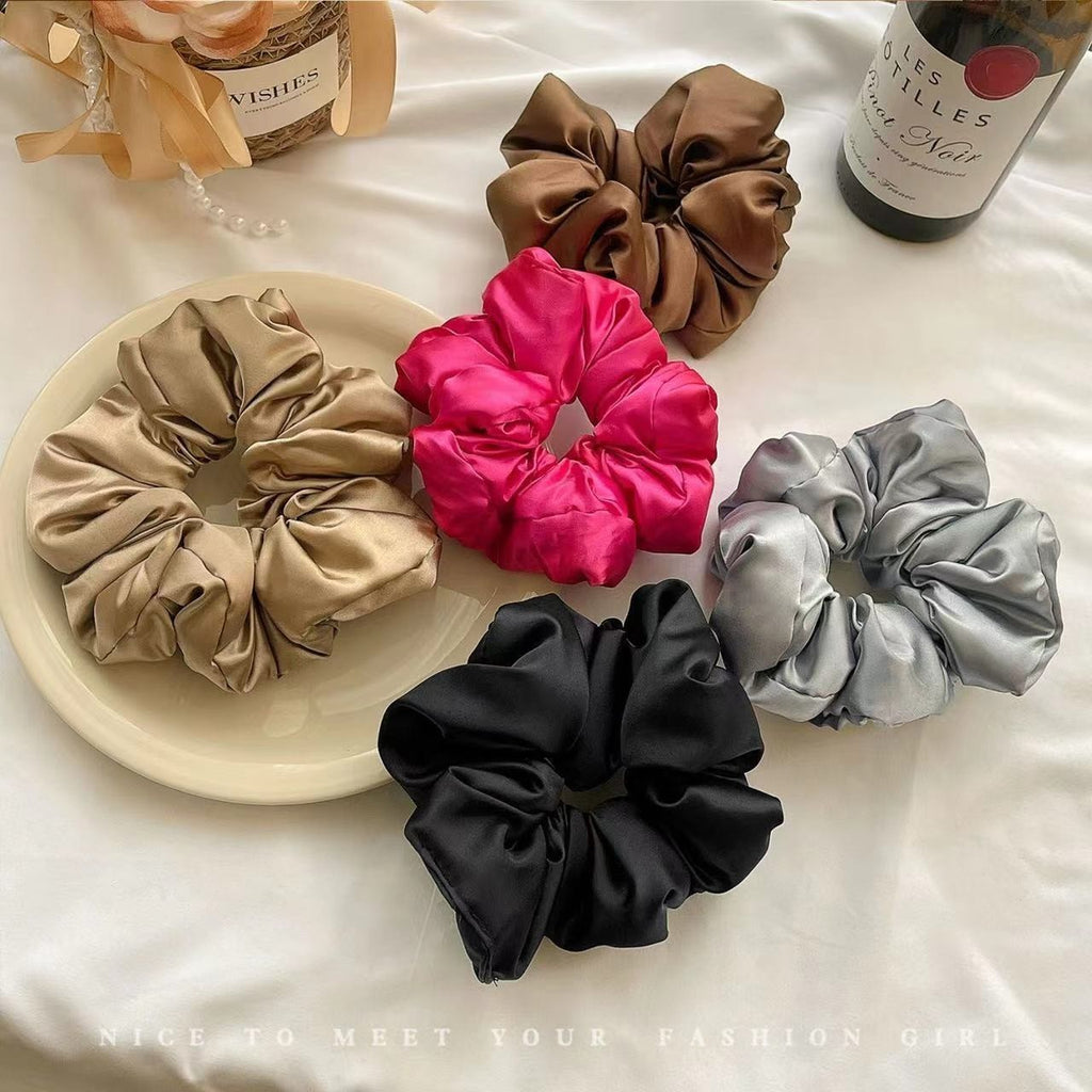 Oversized satin scrunchie by Glow Ritual