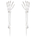 Skeleton hands yard stakes by Glow Ritual
