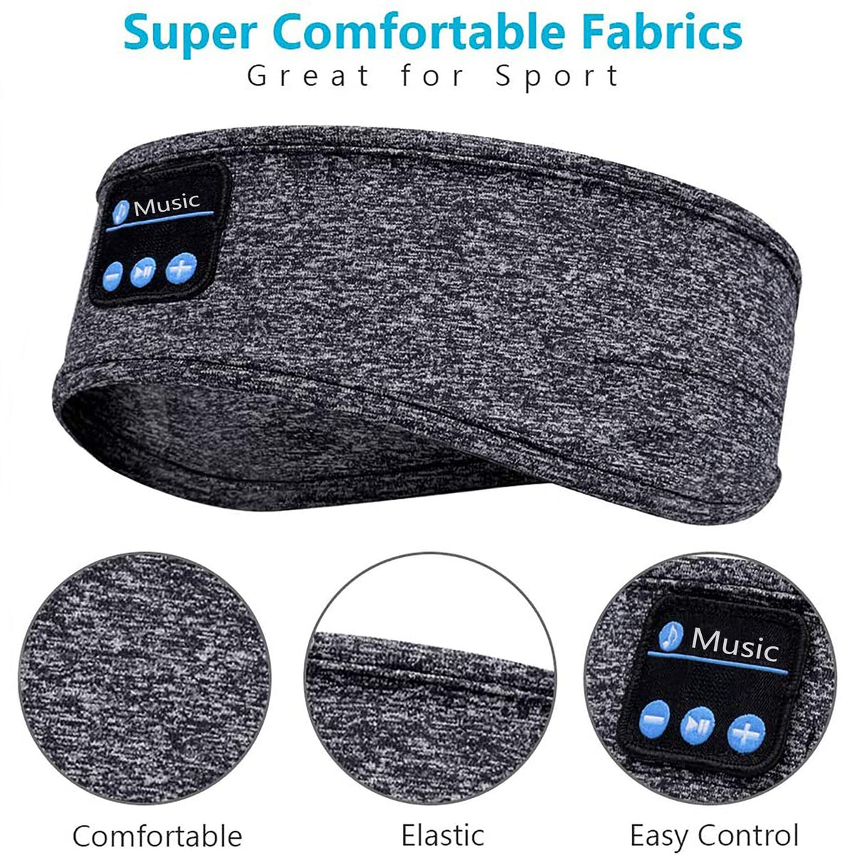Sleep headphones headband by Glow Ritual