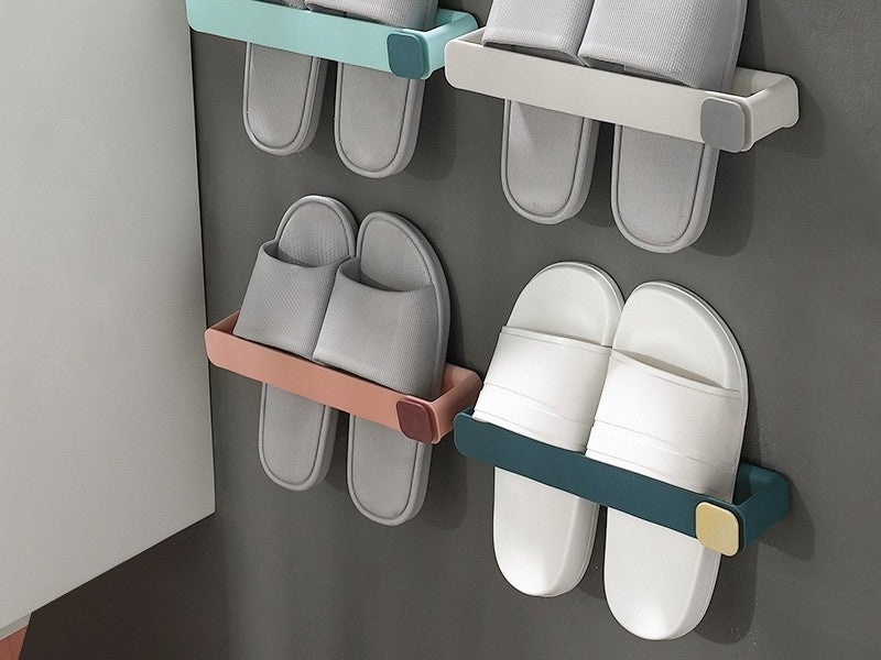 Wall slipper rack by Glow Ritual