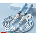 Beaded Jump Rope – Segmented Tangle-Free Rope for Beginners