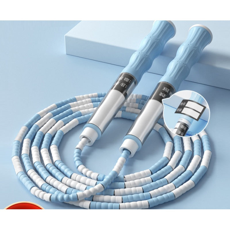 Beaded Jump Rope – Segmented Tangle-Free Rope for Beginners
