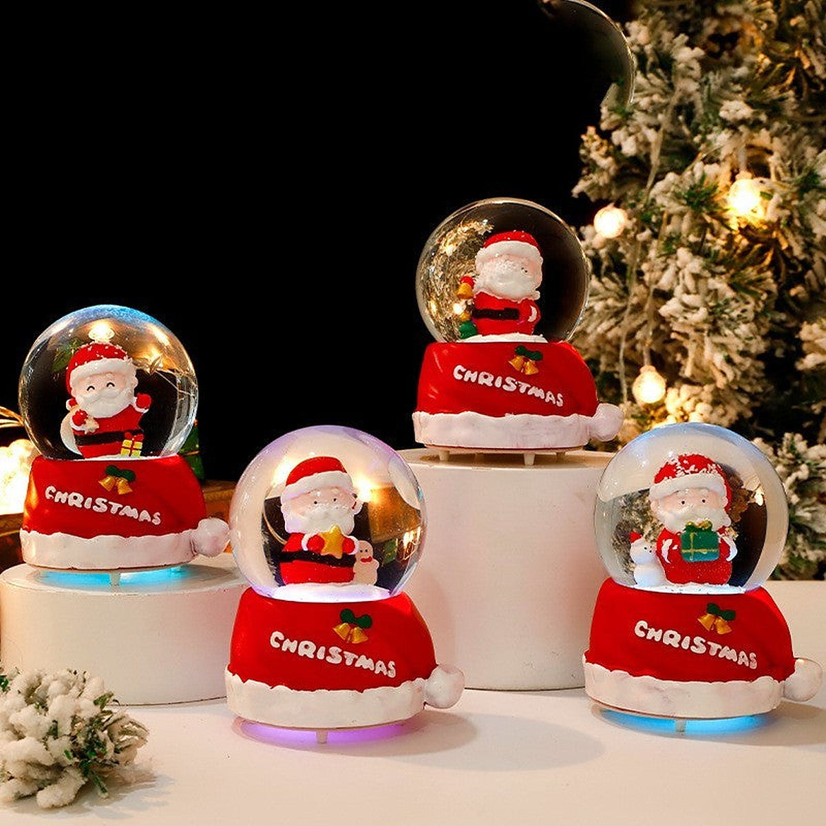 Christmas snow globe by Glow Ritual