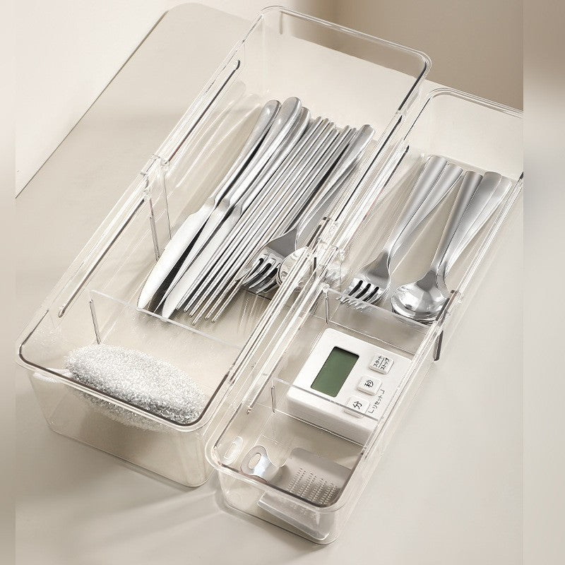 Adjustable drawer divider organizer by Glow Ritual