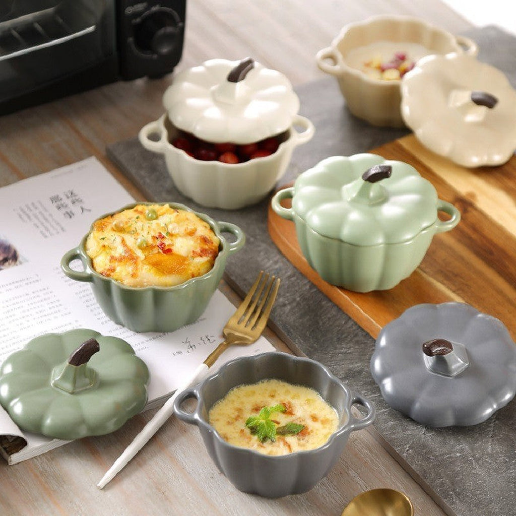 Pumpkin soup bowl with lid by Glow Ritual