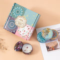 Scented soy candle gift set of 4 tins by Glow Ritual