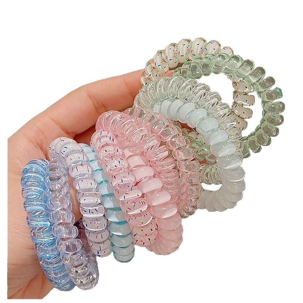Spiral coil hair ties by Glow Ritual