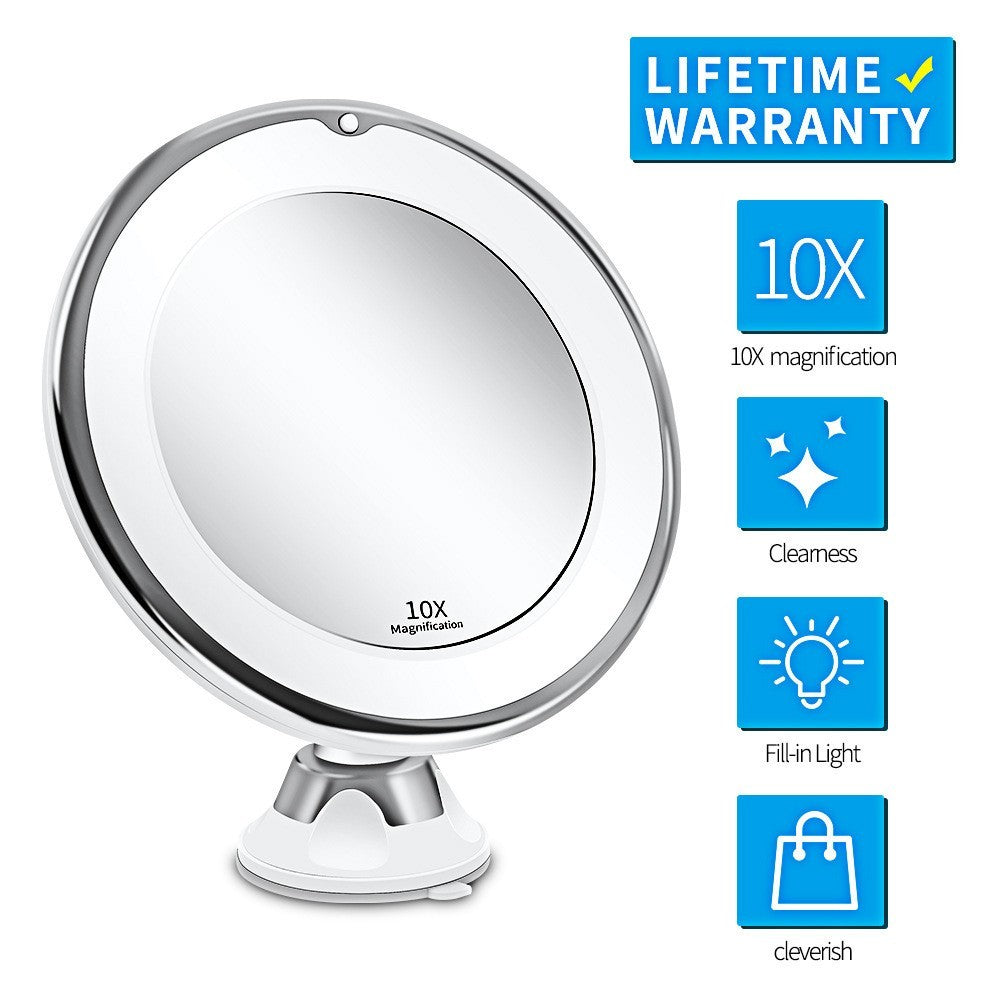 10x magnifying LED suction mirror by Glow Ritual