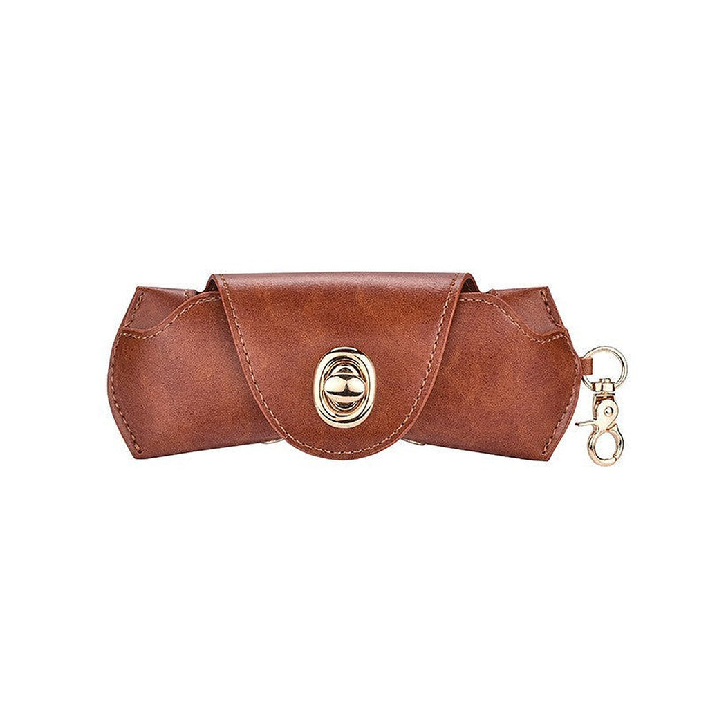 Leather sunglasses case by Glow Ritual