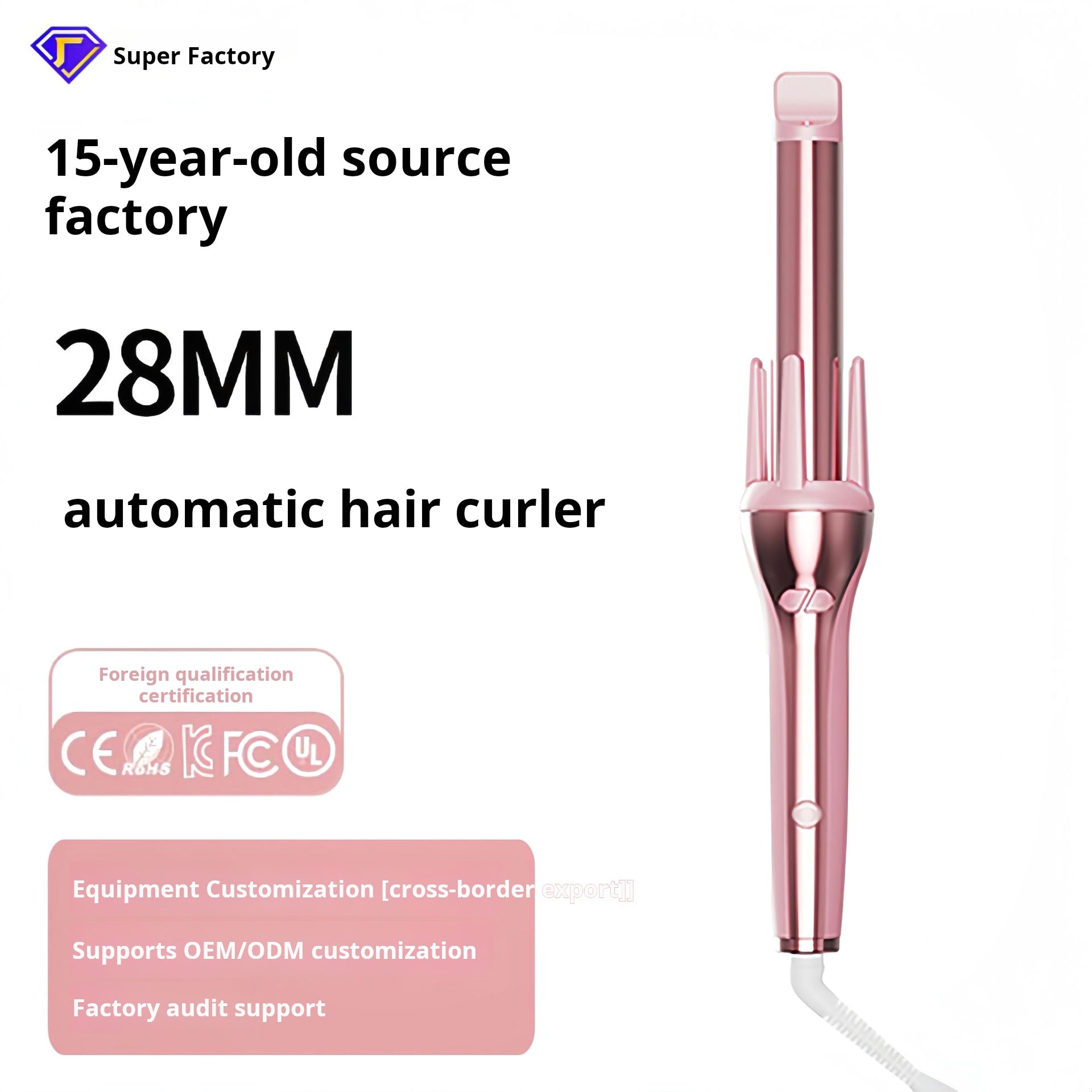 Auto Hair Curler  1-Touch Waves