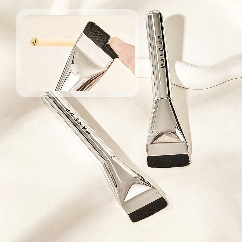 JONBOS Foundation Brush, Slotted Flat Brush, Flat Traceless Makeup Artist, Makeup Brush, Foundation Liquid Makeup Tool