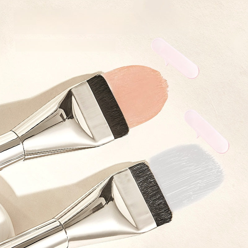 JONBOS Foundation Brush, Slotted Flat Brush, Flat Traceless Makeup Artist, Makeup Brush, Foundation Liquid Makeup Tool