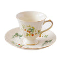 Vintage ceramic teacup and saucer by Glow Ritual