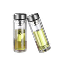 Glass tea infuser bottle by Glow Ritual